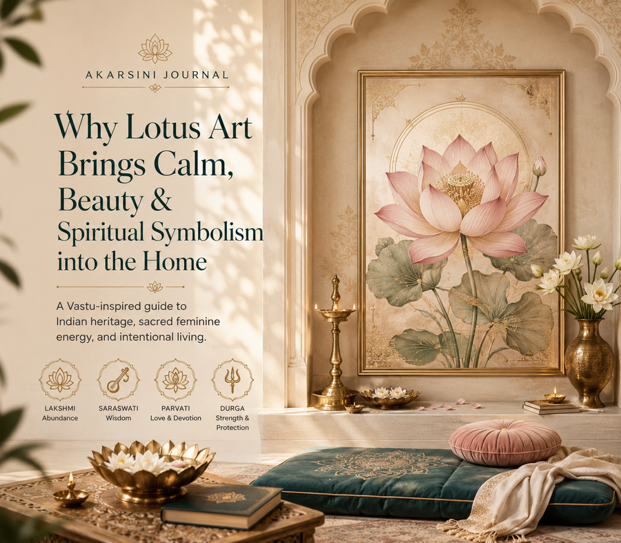 Akarsini | Why Lotus Art Brings Calm, Beauty, and Spiritual Symbolism into the Home