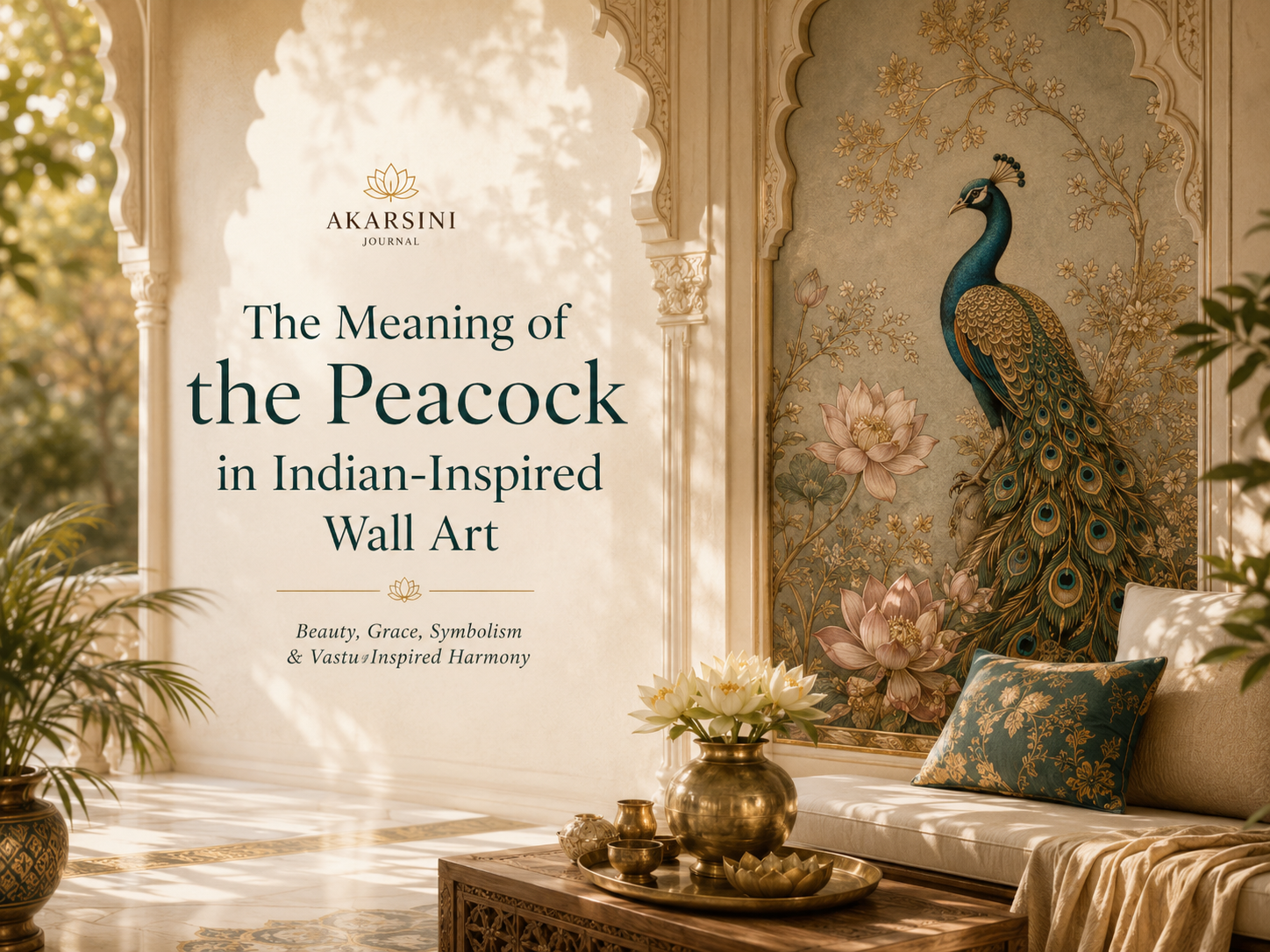 Akarsini |The Meaning of the Peacock in Indian-Inspired Wall Art
