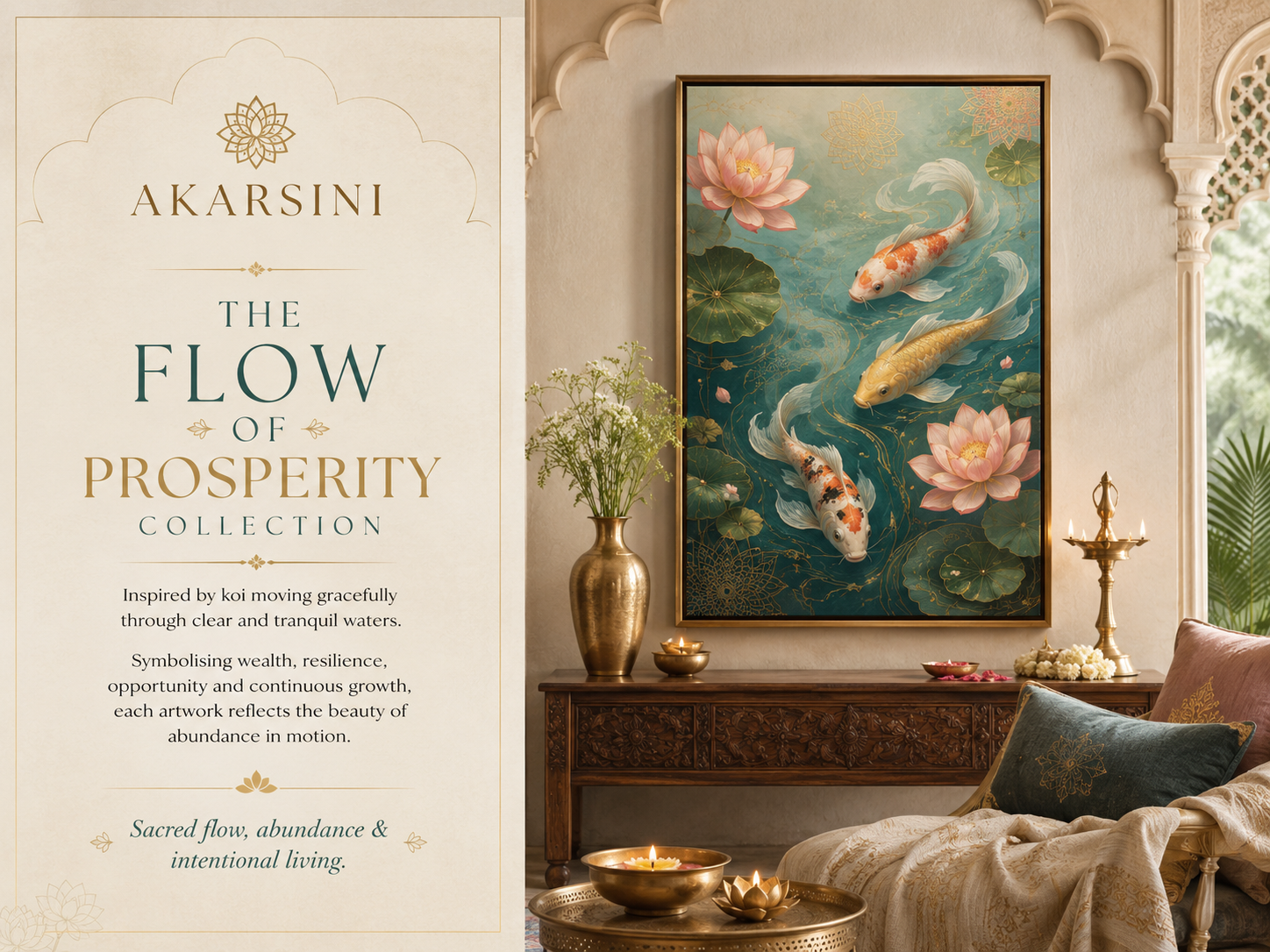 Akarsini |The Flow of Prosperity Collection
